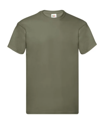 Tričko pánske s logom khaki