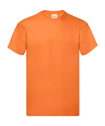 Tričko pánske s logom oranžové