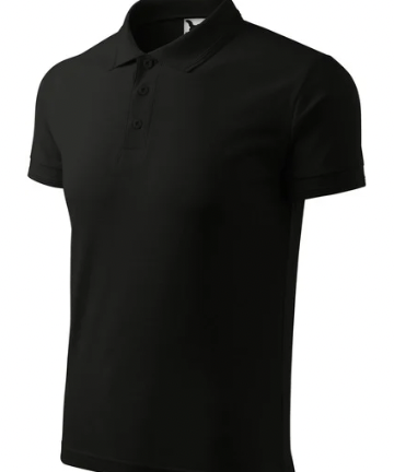 Polokošeľa unisex čierna