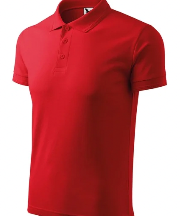 Polokošeľa unisex červená