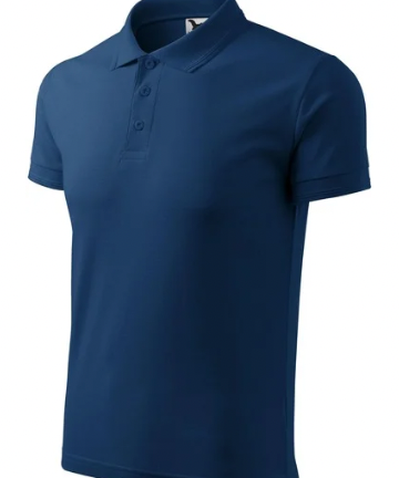 Polokošeľa unisex modrá